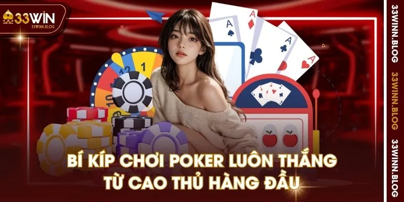 Bí kíp chơi Poker luôn thắng từ cao thủ hàng đầu
